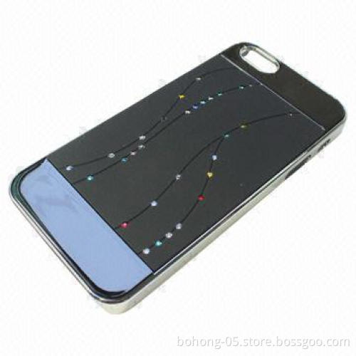 Cases for iPhone 5, Made of PC and PU, Wave Set Auger
